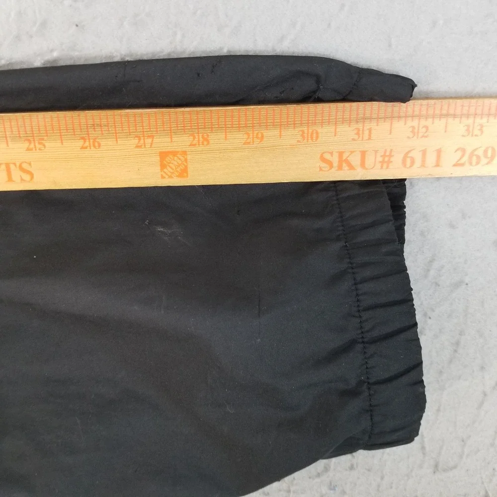 The North Face Pants Mens XL Black Windbreaker Stow Pocket Hiking Ankle Zip